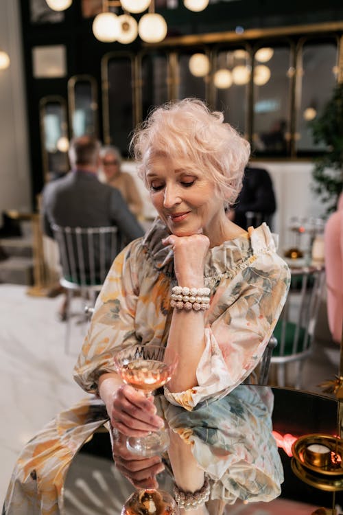 An Elegant Elderly Woman 