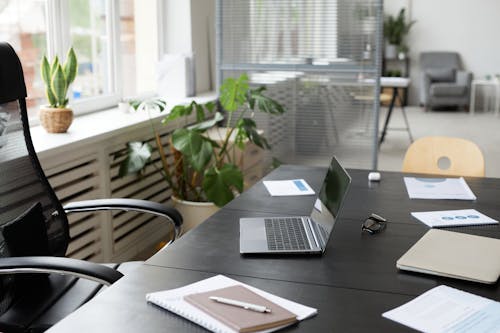 A Laptop on the Table