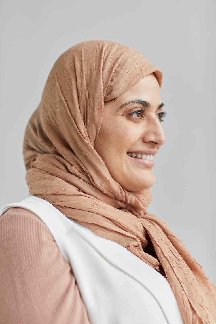 Portrait Of A Woman In A Hijab 