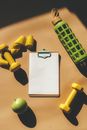 Blank Paper on a Clipboard