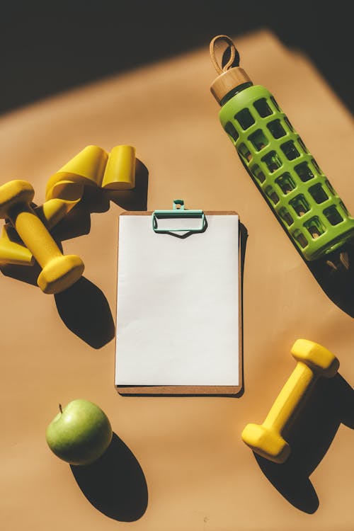 Ilmainen kuvapankkikuva tunnisteilla asetelma, fitness, flatlay