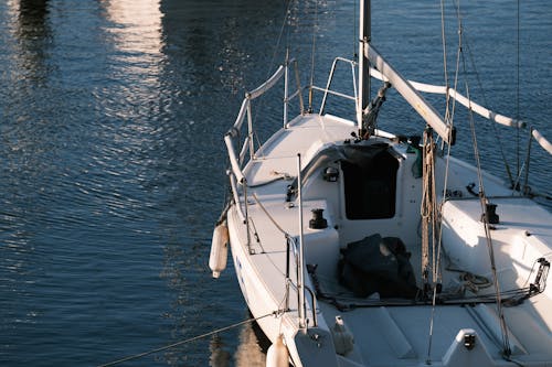 Photo of the Front Deck of a Sailboat