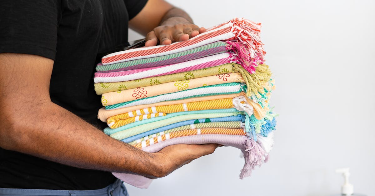 How to fold towels tiny