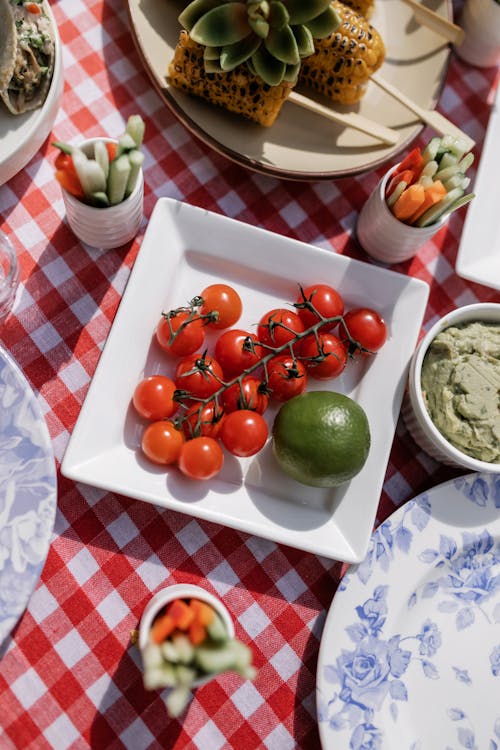 Tomatoes on Plate