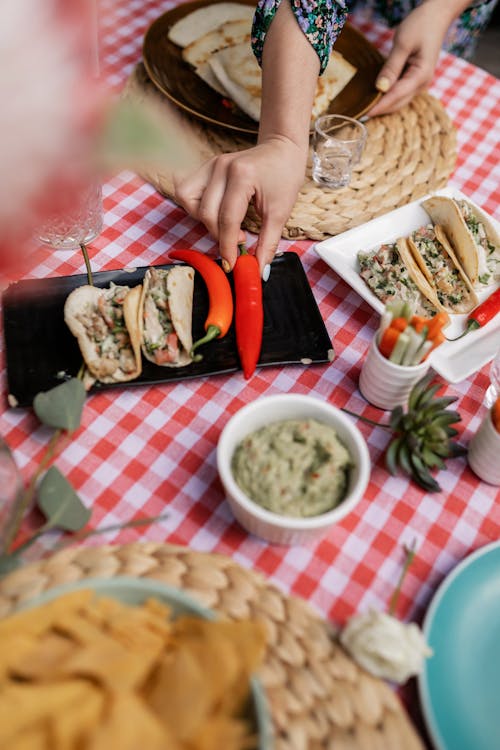 Free Cooked Food on the Table Stock Photo