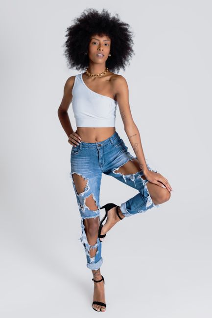 Calça Wide Leg