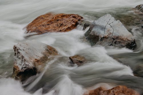 Foto profissional grátis de água, borrão, corredeiras