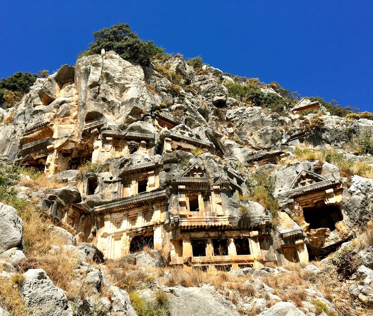 Lycian Rock Tombs Of Myra