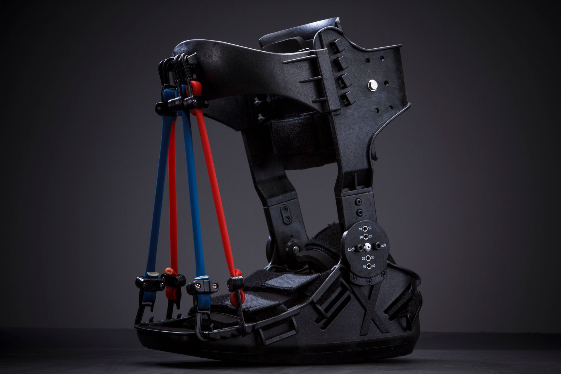 Ankle Orthosis on Black Background