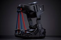Black and Red Robot Toy