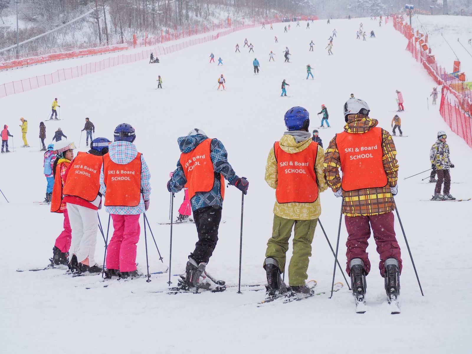 wisata musim dingin korea ski resort
