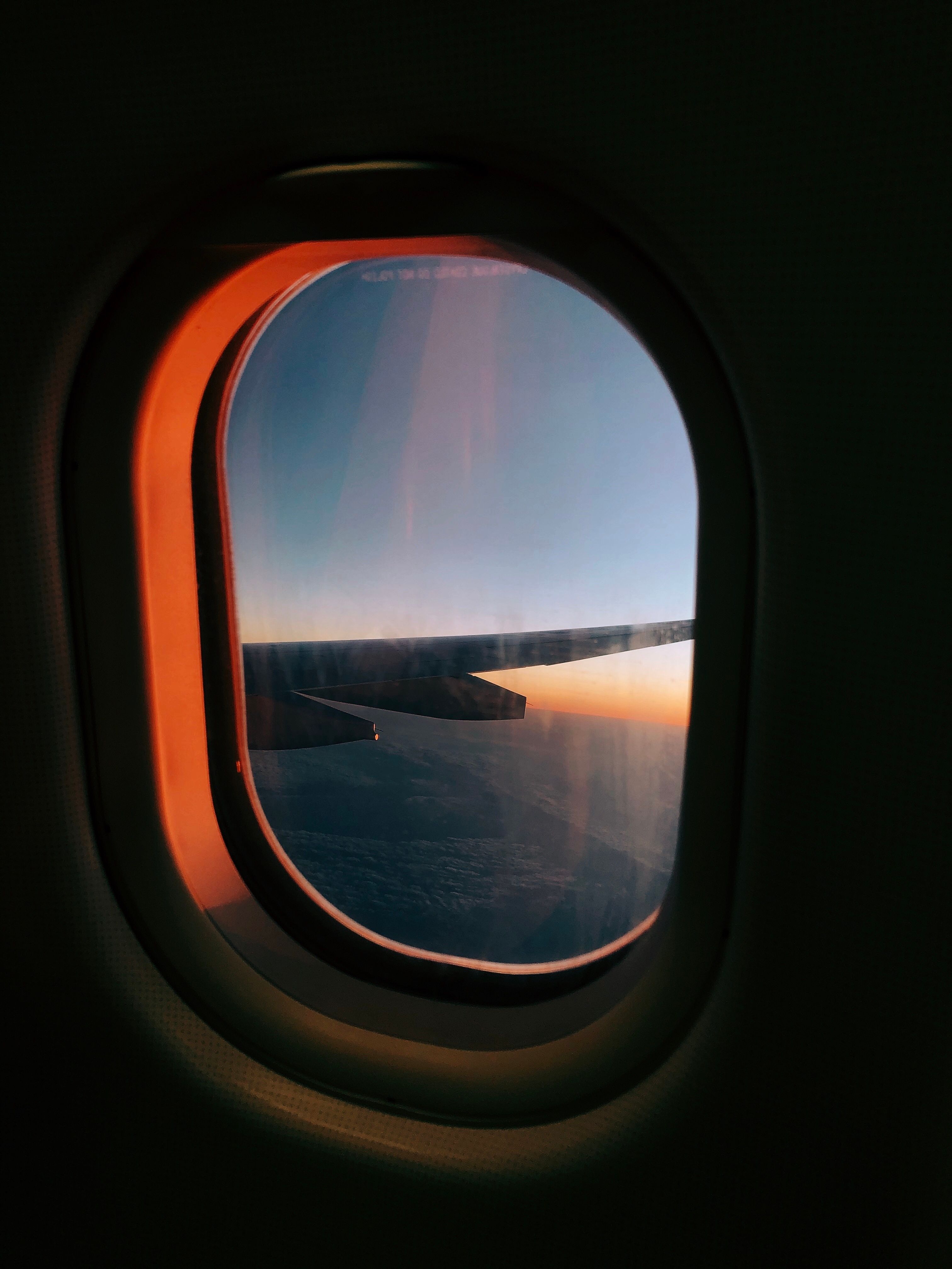 A View of Clouds from an Airplane Window · Free Stock Photo