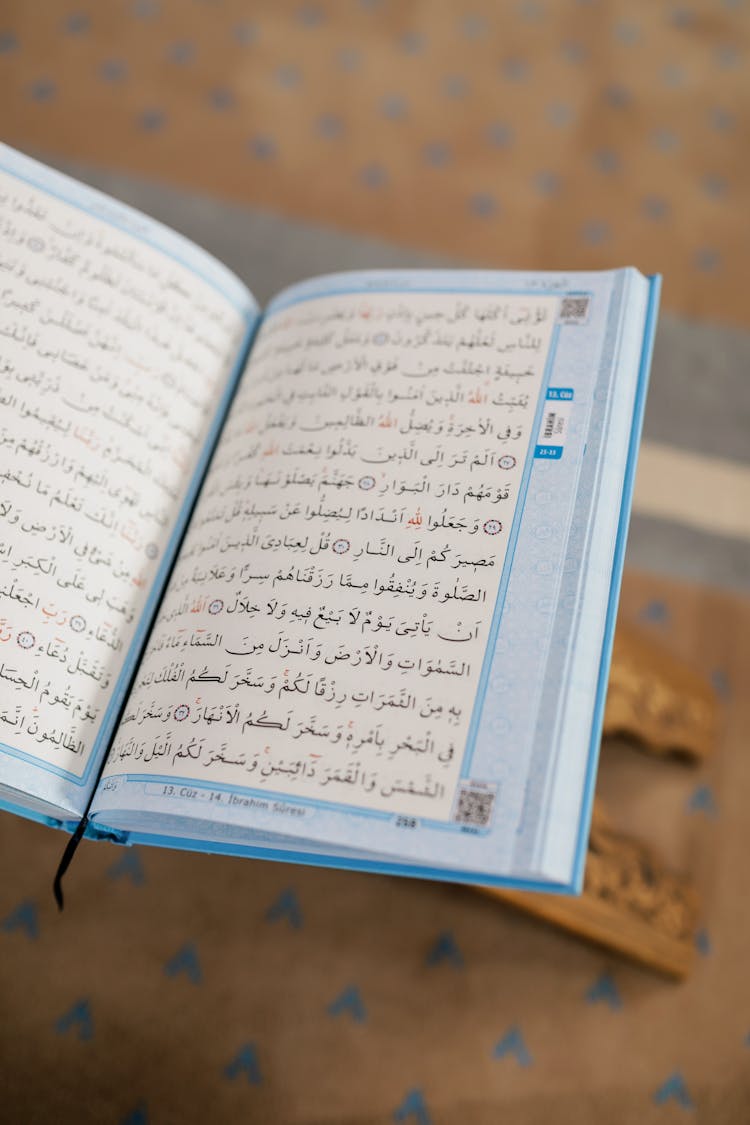 An Open Koran Book