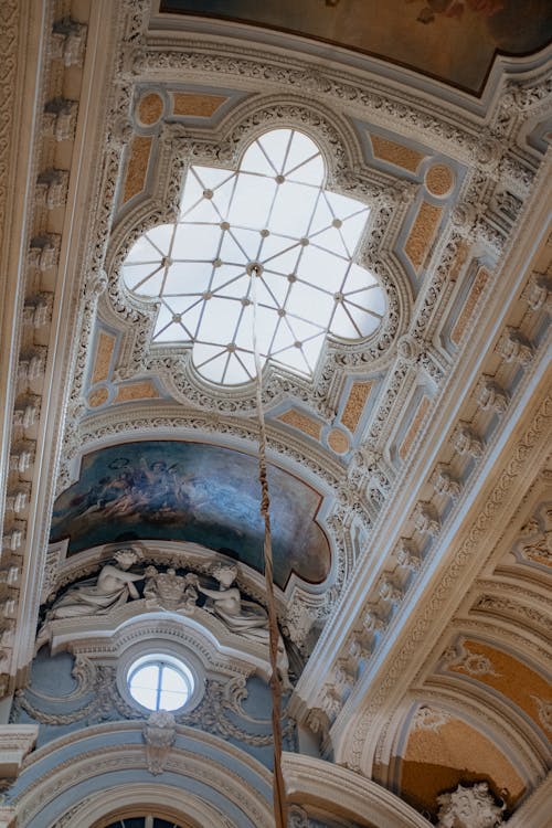 Skylight in a Decorated Ceiling