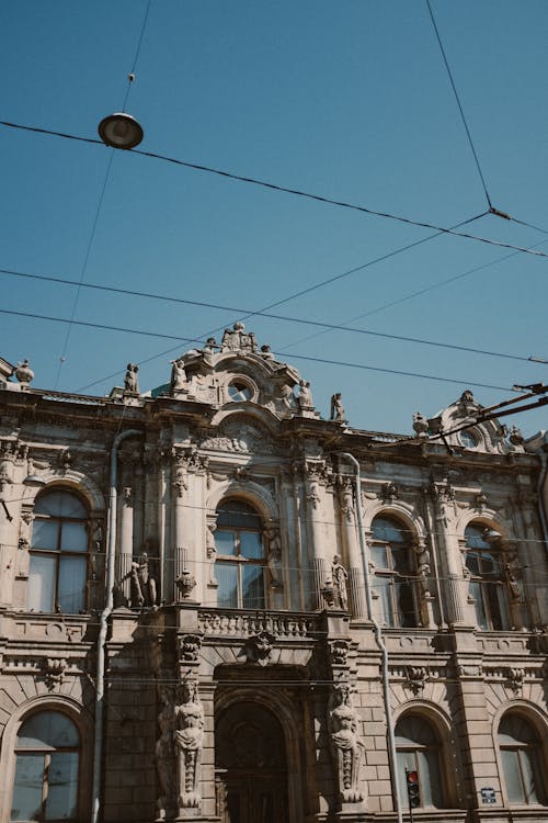 Fotobanka s bezplatnými fotkami na tému architektúra, detailný, dvorets zinaidy yusupovoy