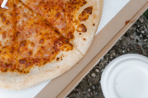 Free Pizza in Close Up Shot Stock Photo