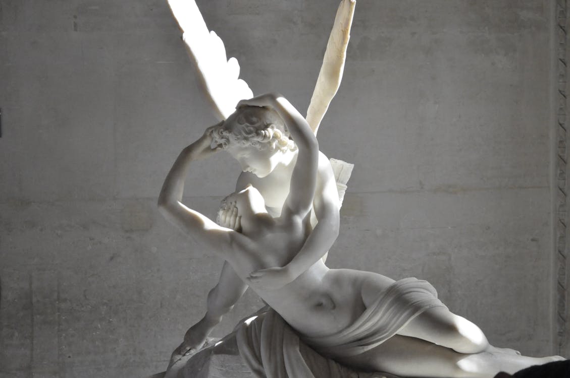 Free 
The Psyche Revived by Cupid's Kiss Stock Photo