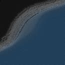 Blue and White Striped Textile