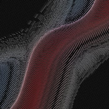 Abstract digital texture with a flowing wave pattern in red and dark tones, ideal for backgrounds.