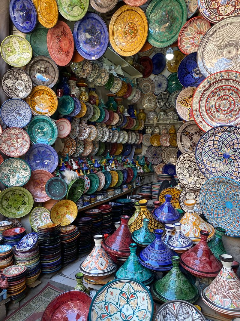 Moroccan ceramics zellige tiles