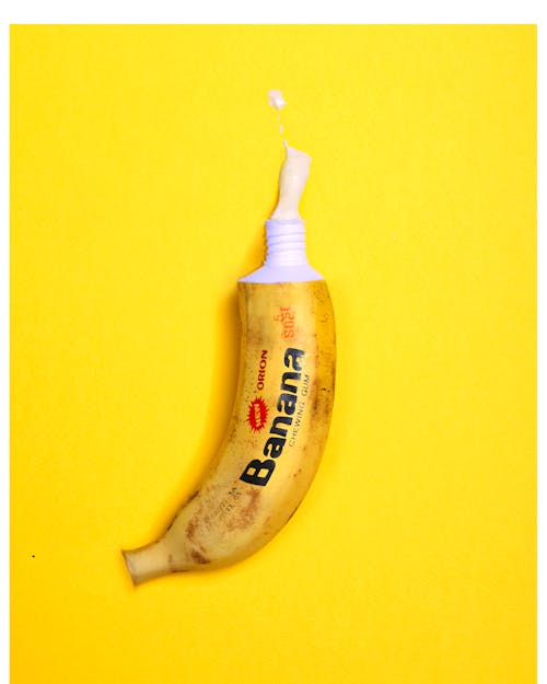 Free stock photo of banana, banana gum, gum Stock Photo