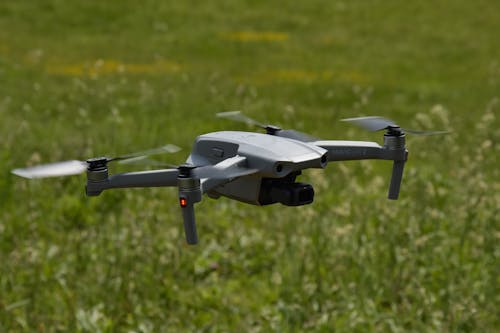 Close Up Shot of a Flying Drone