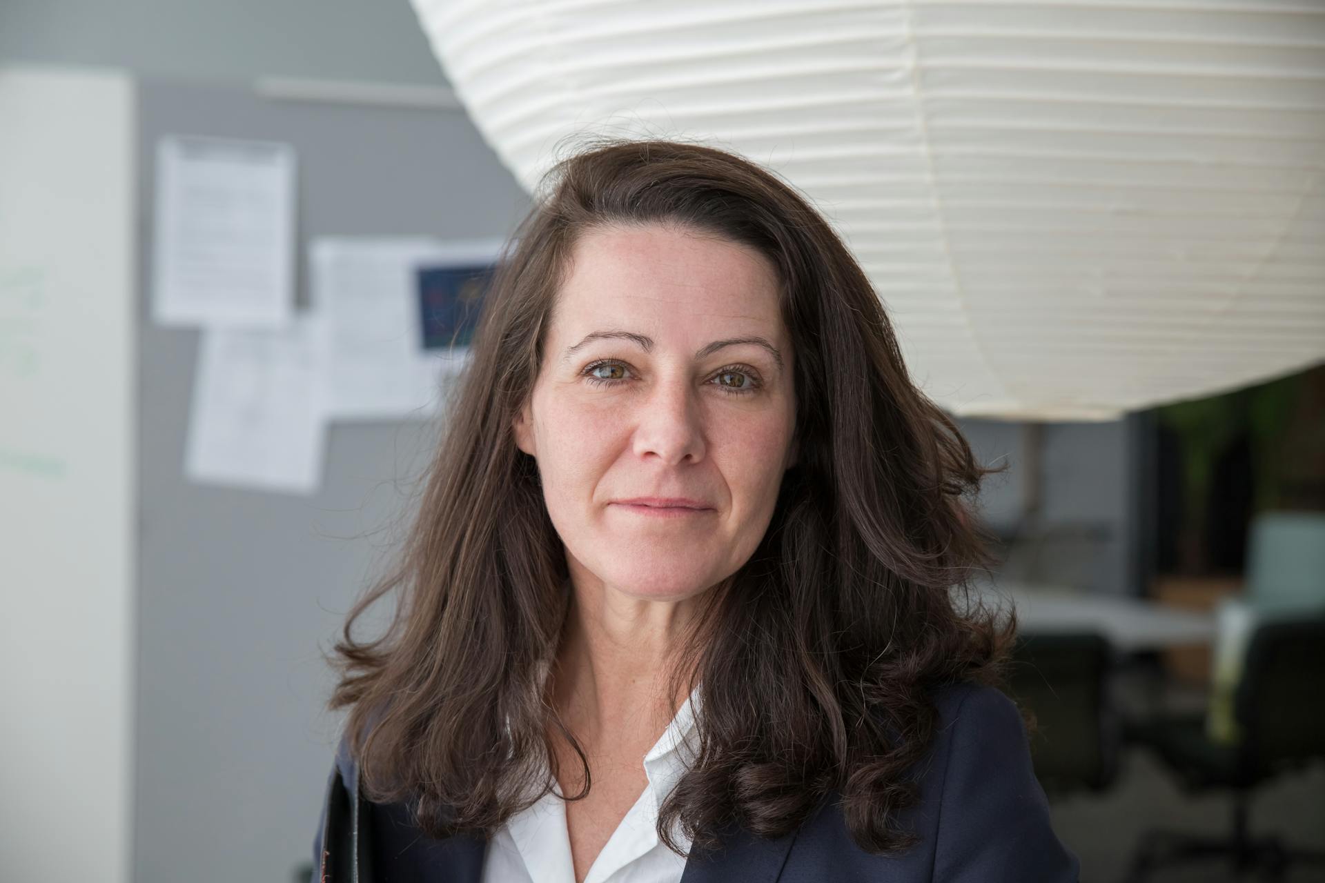 A Portrait of a Woman Wearing a Blazer