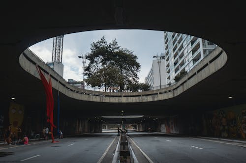 Foto stok gratis aspal, estrada elevada, gantung