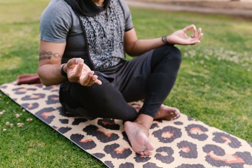 Free  A Person Doing Yoga Stock Photo