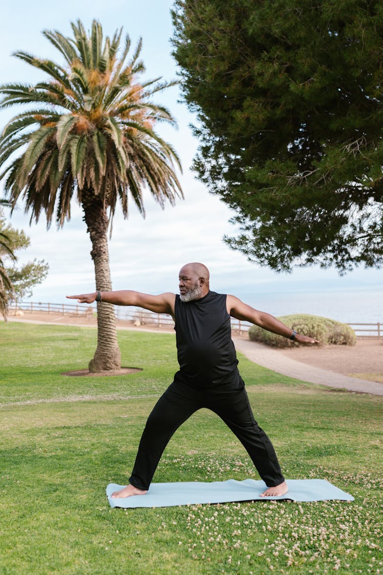 Man Doing Yoga