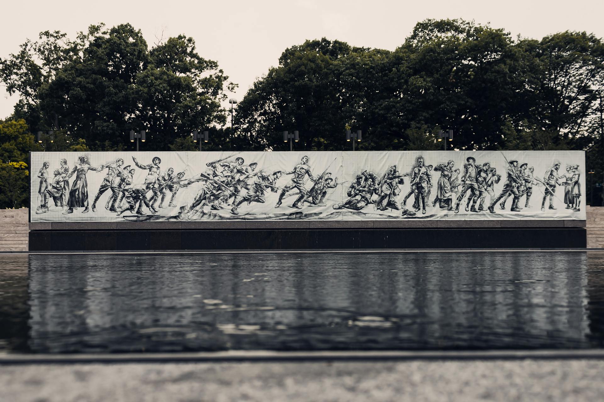 World War I Memorial in Pershing Park, Washington, United States