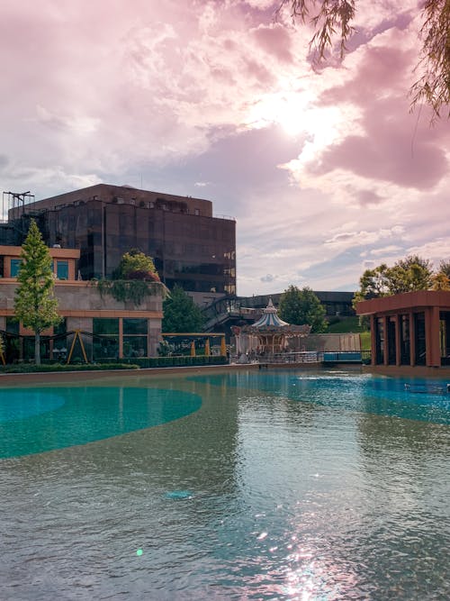 Spacious Hotel Swimming Pool 
