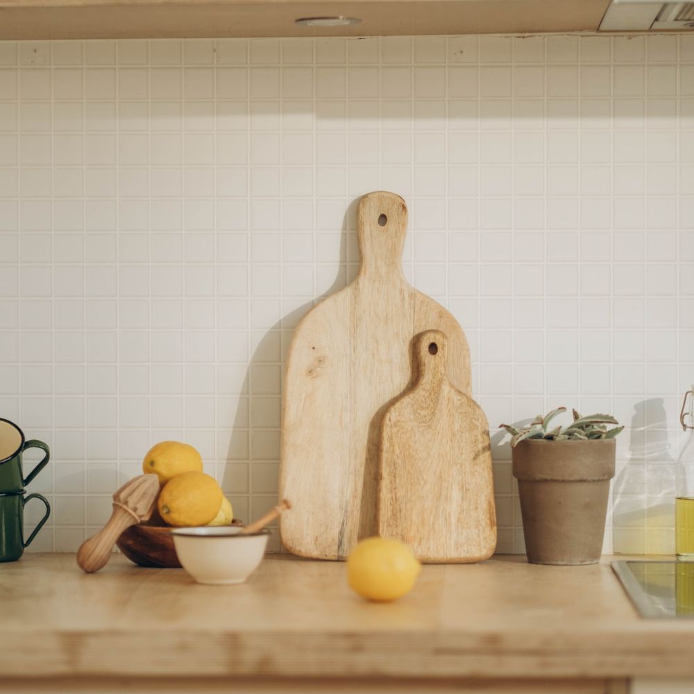 Kitchen Spraying in Riddlesdown — surfaces prepped and cut in by hand