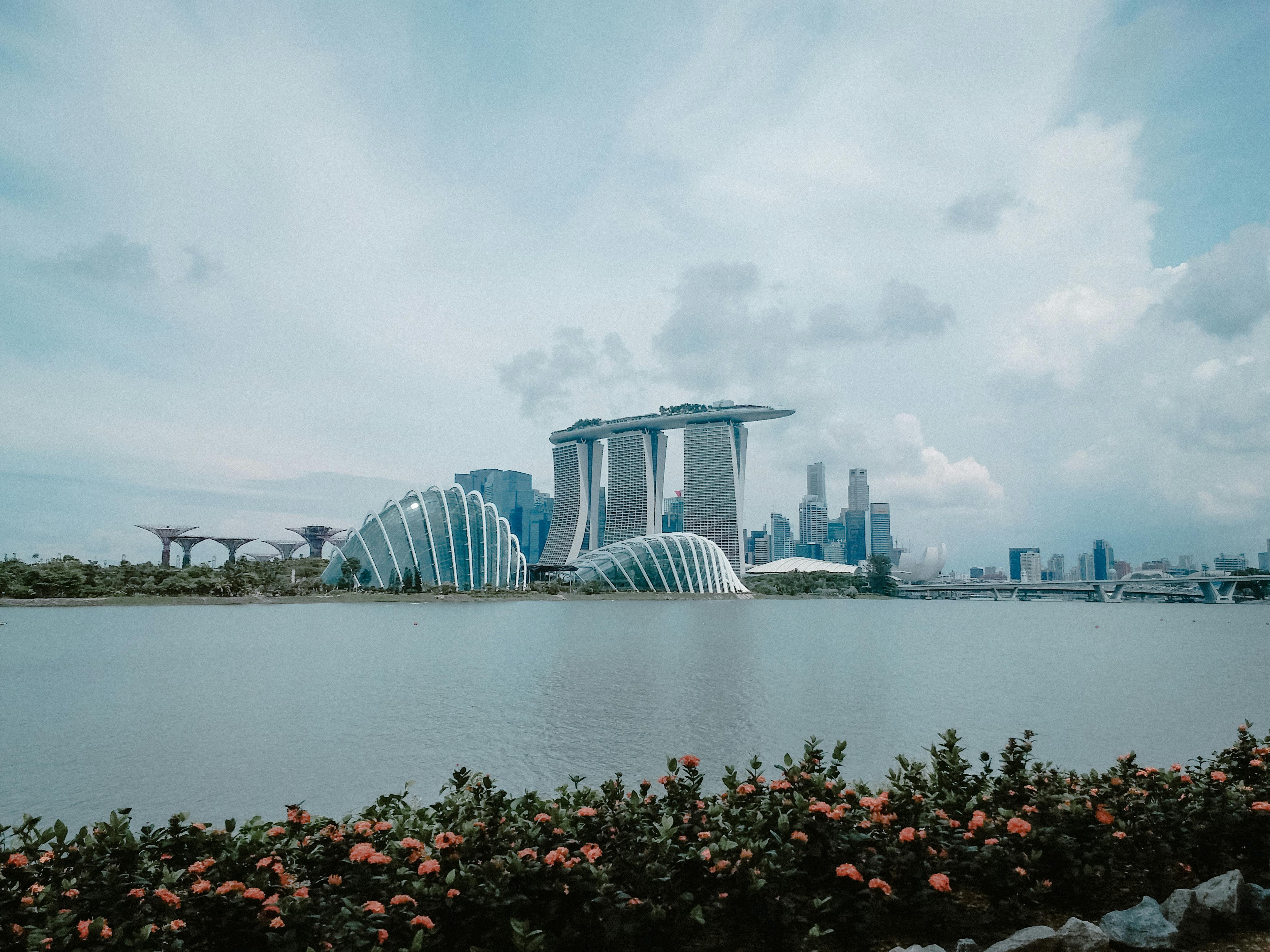 Louis Vuitton store in Singapore is a very modern glass design structure in  the Marina Bay Sands resort Stock Photo - Alamy