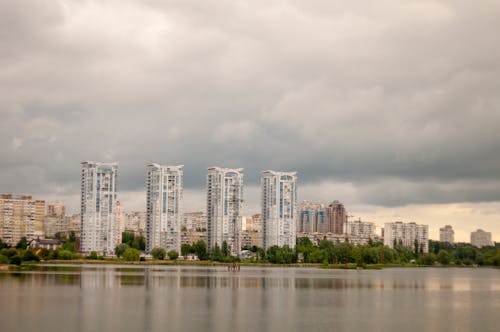 Free Buildings Under Cloudy Sky Stock Photo