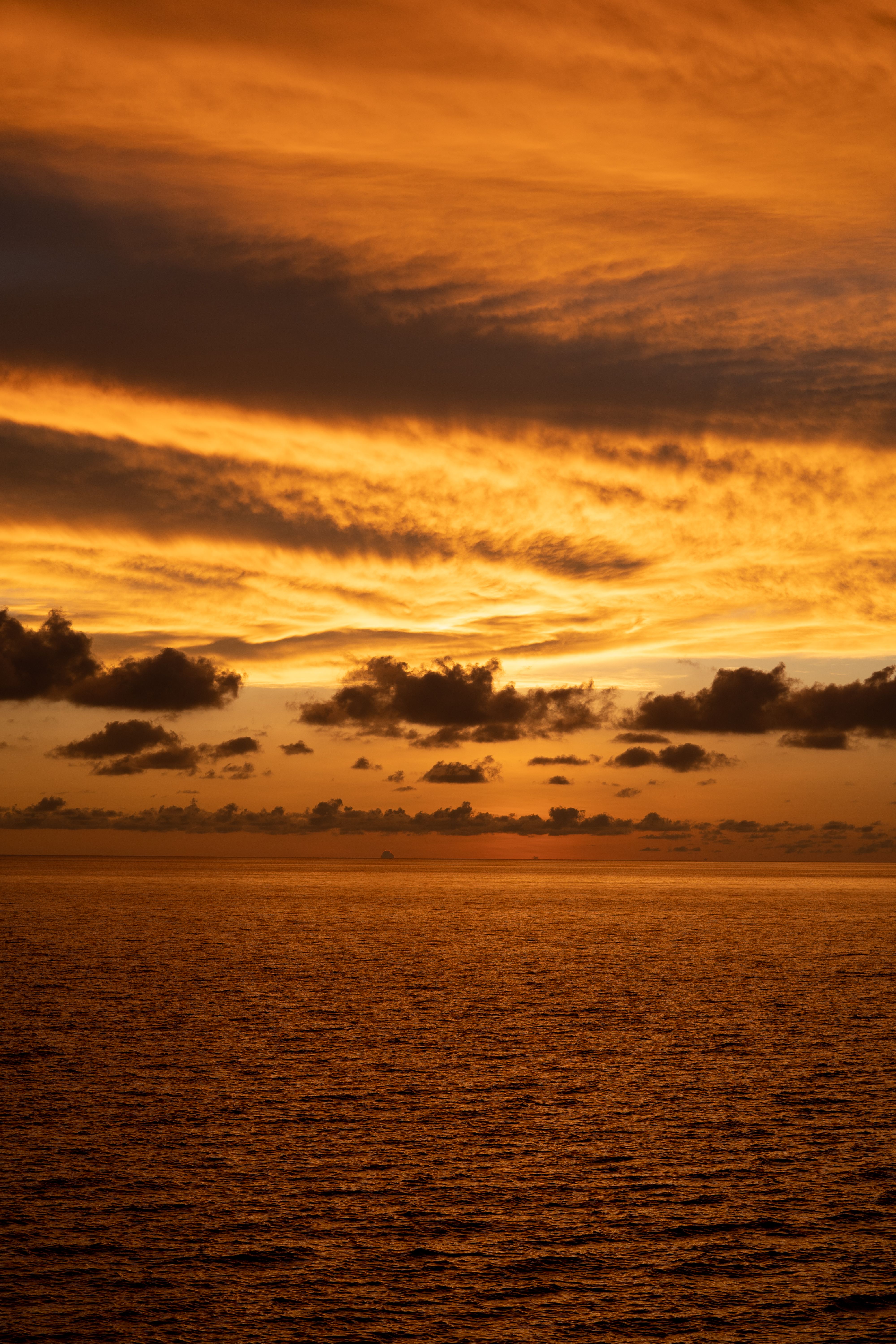 Scenic View of Sea during Sunset · Free Stock Photo