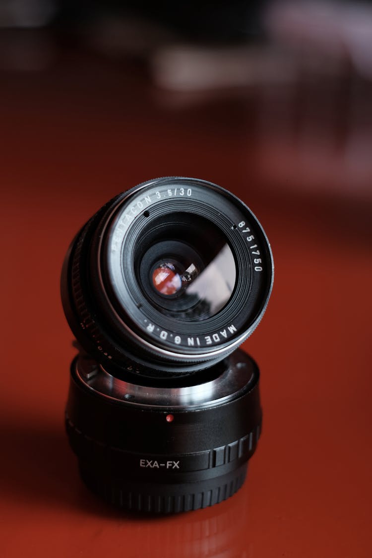 Close Up Of Camera Lens