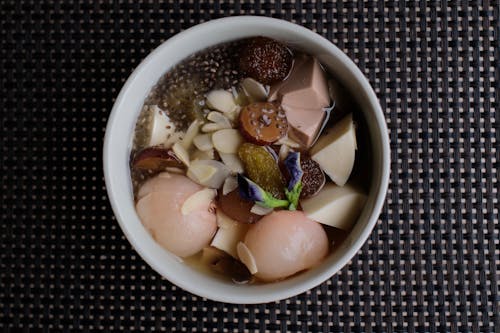 Dish with Vegetables and Meat in a Bowl