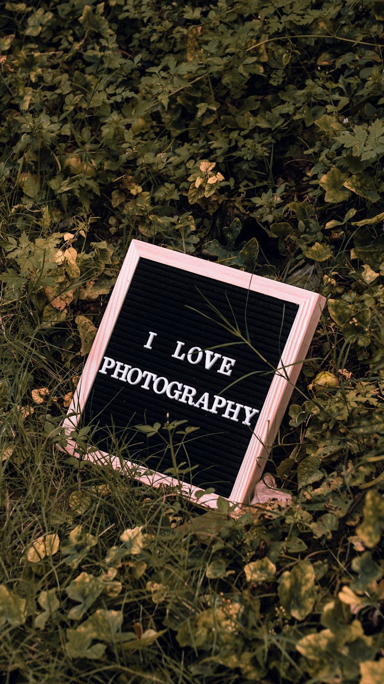 A Marquee Board On The Ground