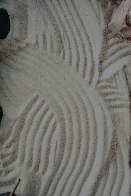 Traces of Rakes Left in Sand · Free Stock Photo