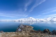 Alpine Mountains on a Lakeside