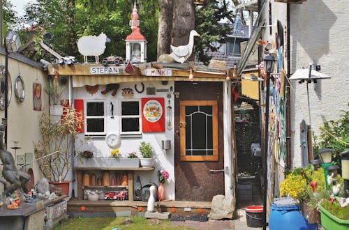 Free stock photo of flea market, hut, old building