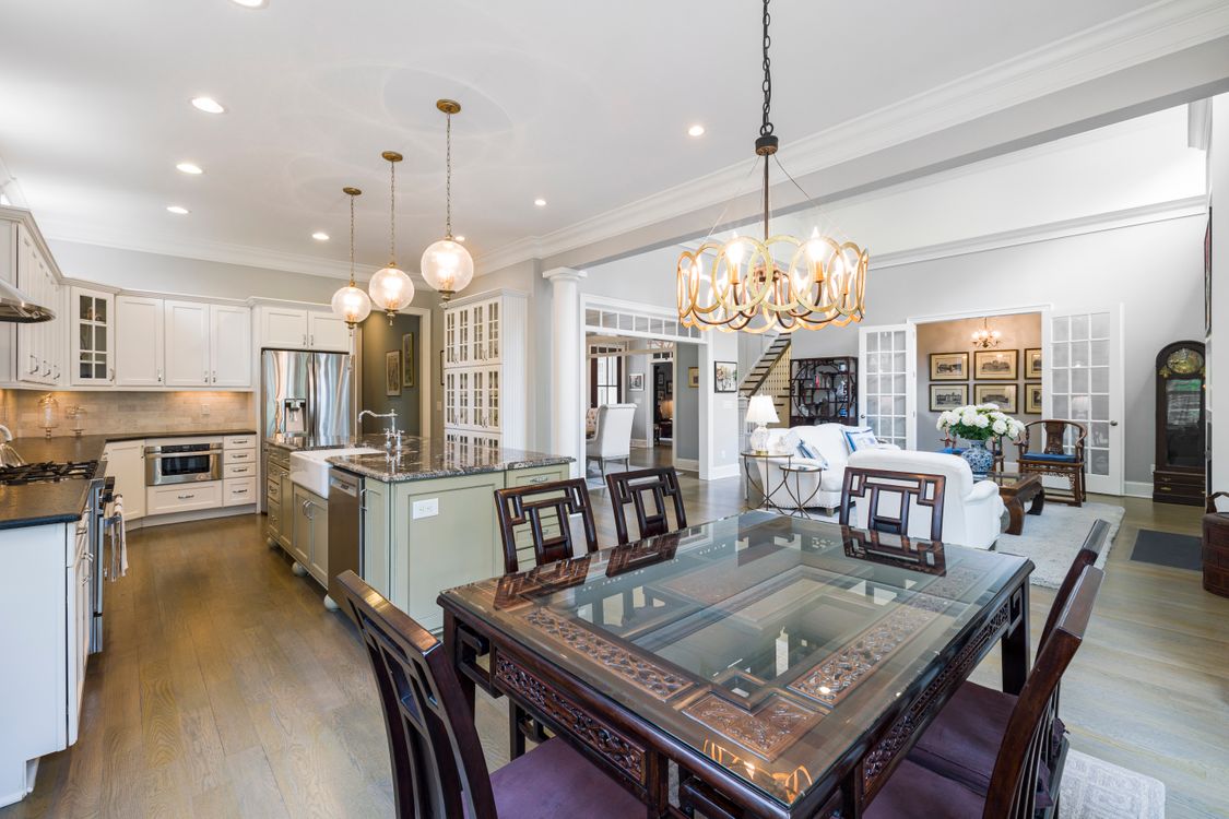 Contemporary Dining Room and Kitchen Design · Free Stock Photo