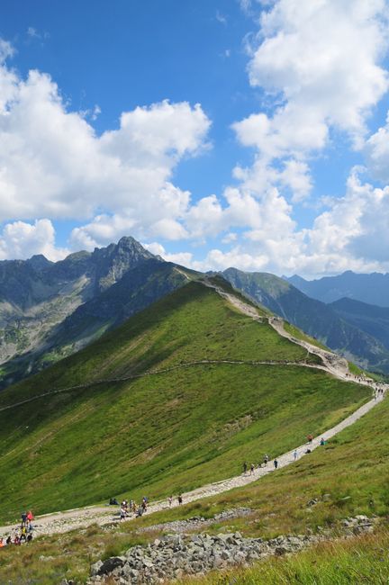 Explore the stunning Tatra Mountains under a vibrant sky in Zakopane, Poland's scenic splendor.