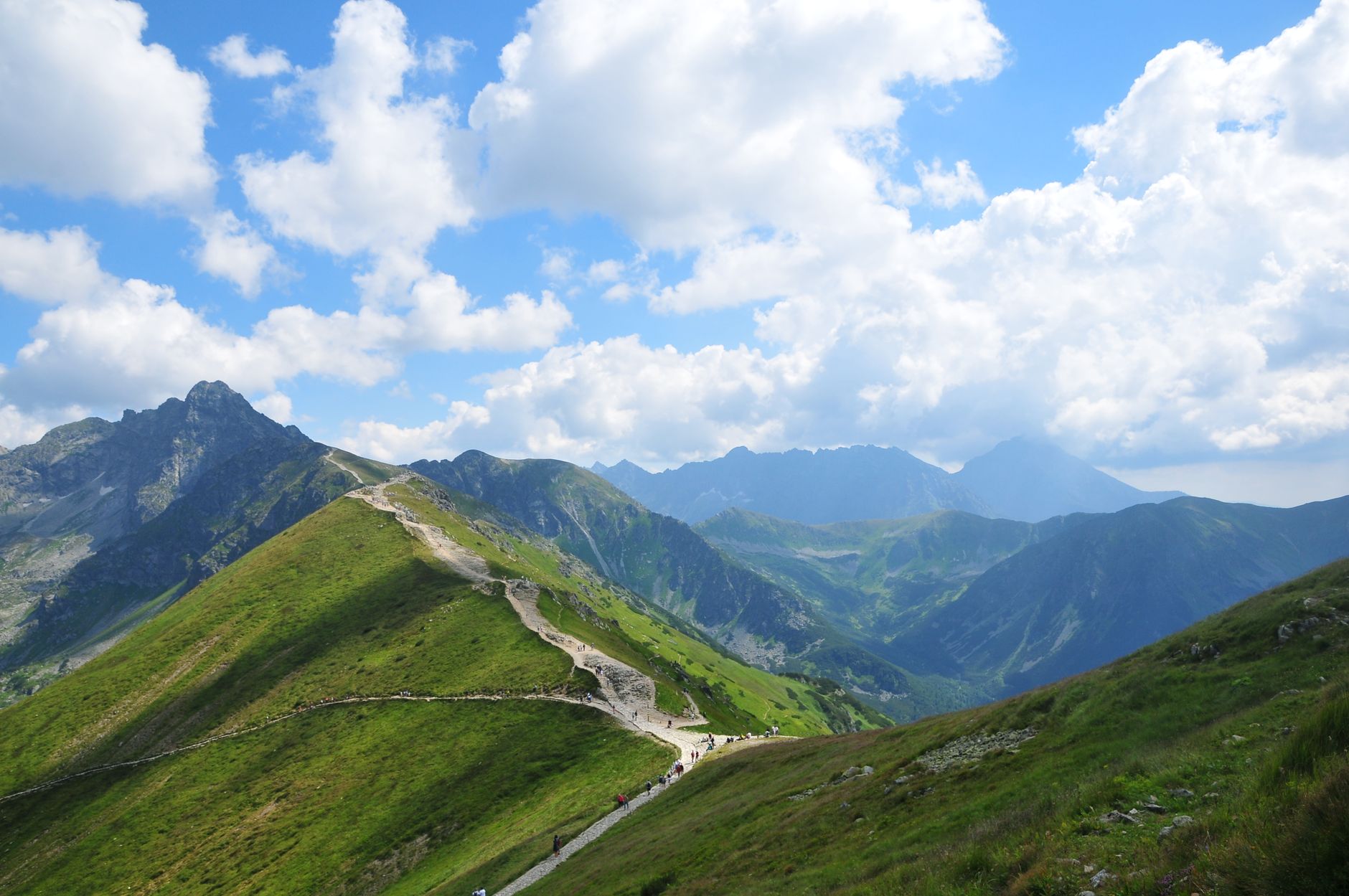 kasprowy wierch cable car tatra mountains poland winter snow ski summit view