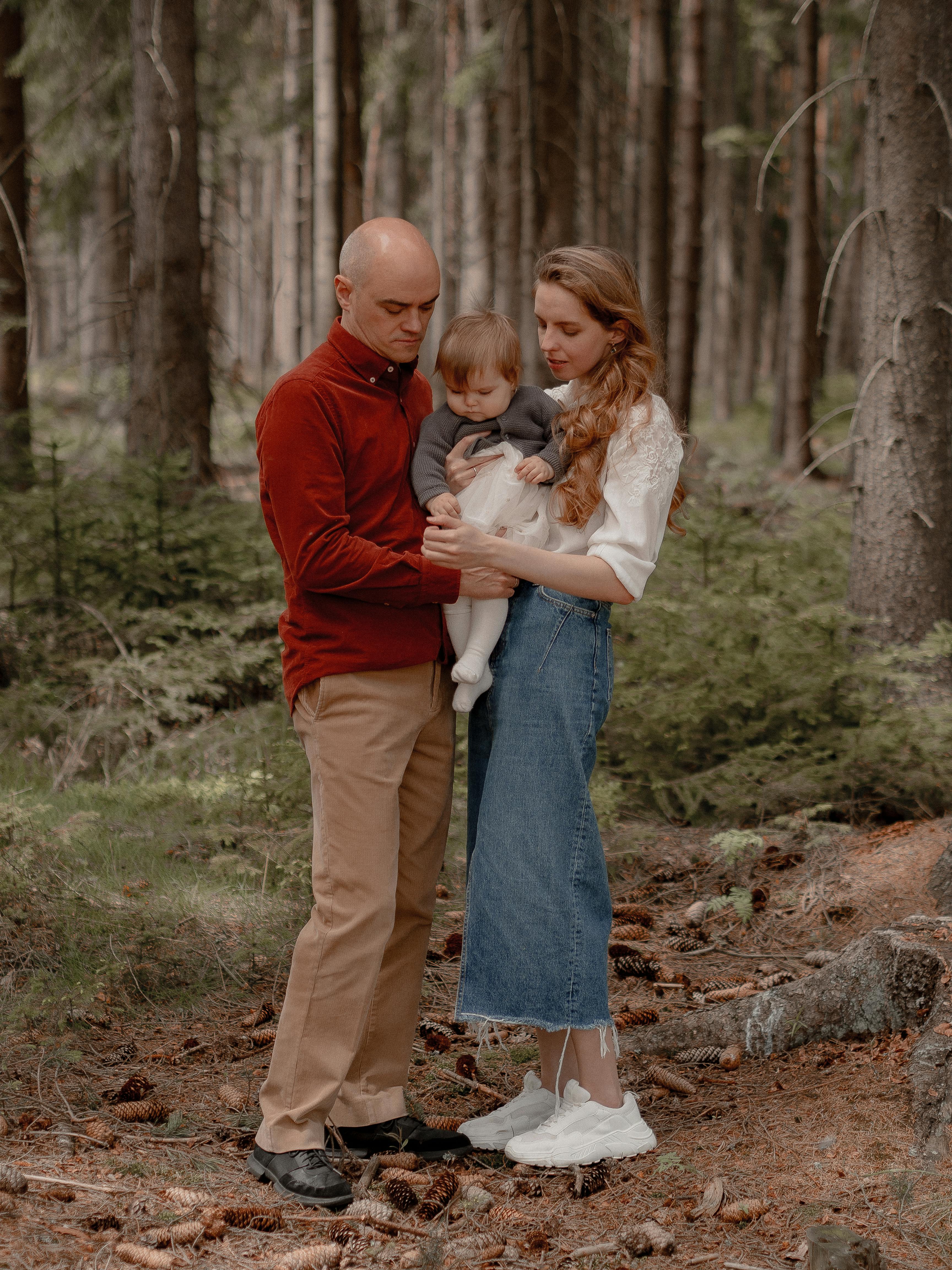 A Family in the Woods · Free Stock Photo