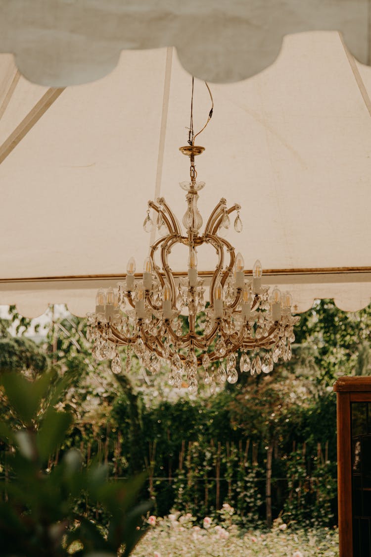 Chandelier In Close Up