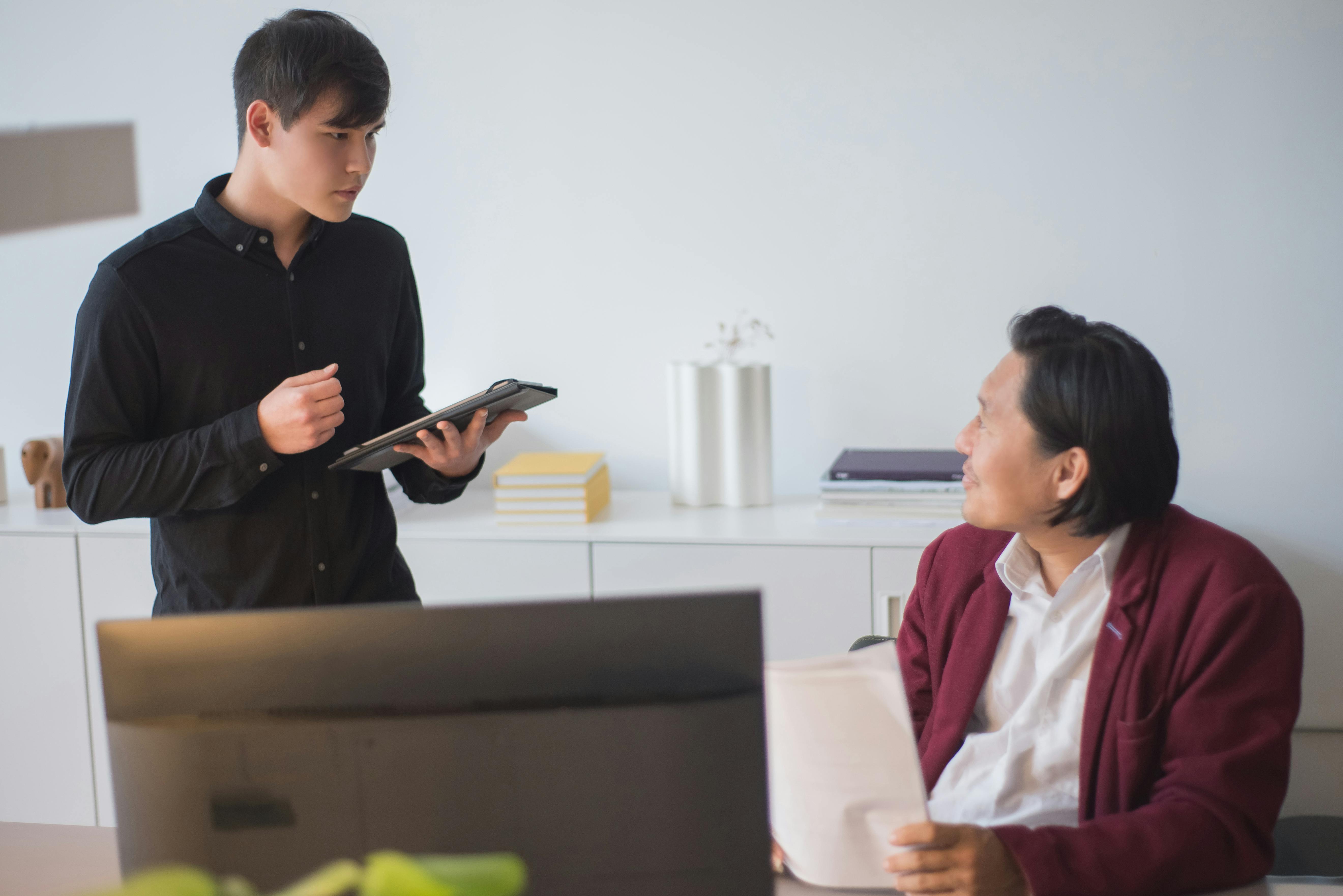 Men Working in the Office