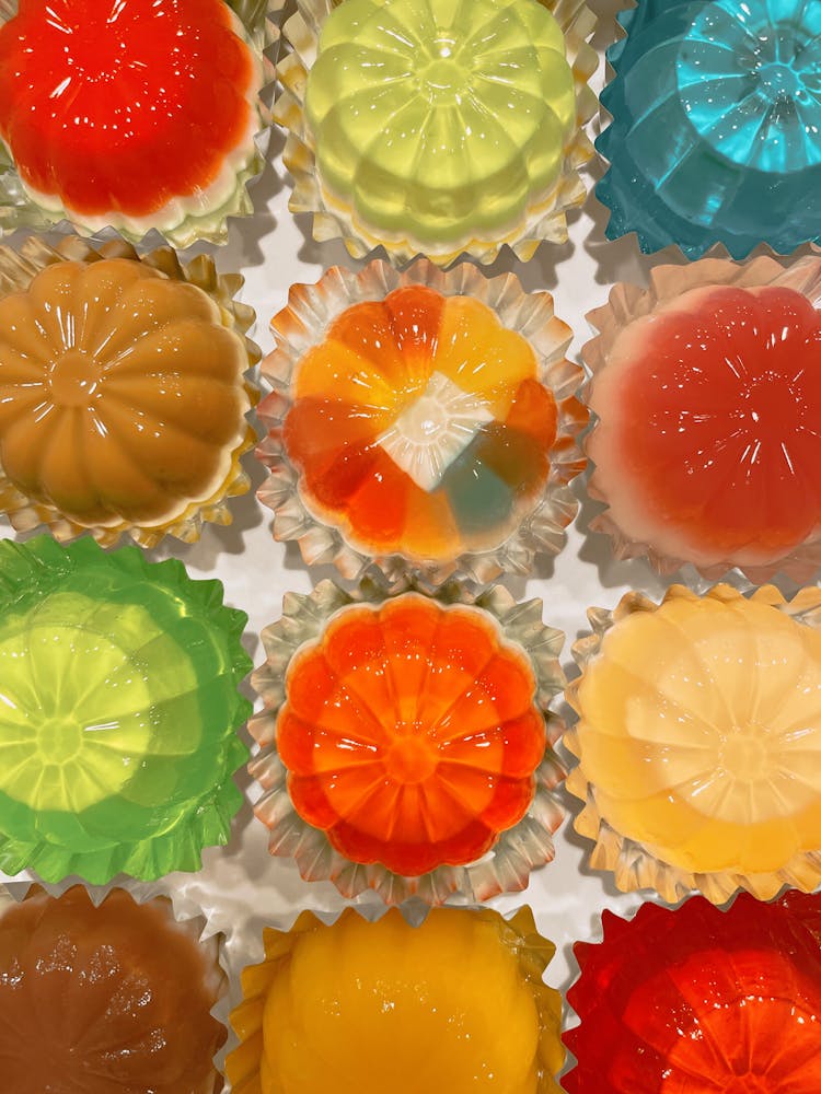 Close-up Of Colorful Jellies 