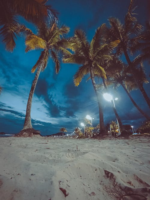 Foto profissional grátis de areia, céu azul, estância